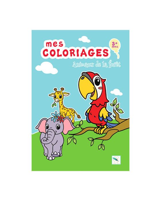 ANIMAUX DE LA FORÊT - MES COLORIAGES