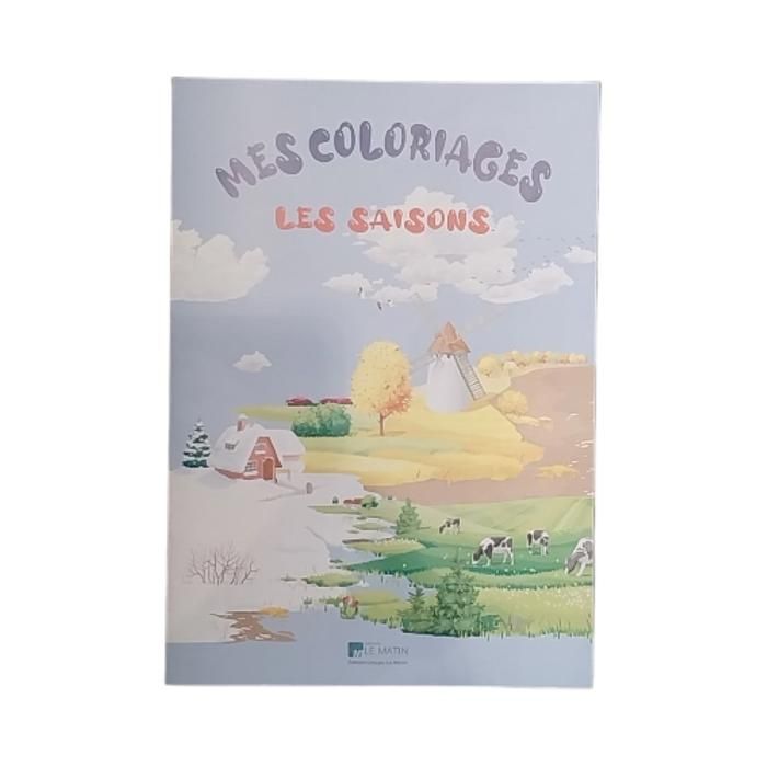 LIVRE COLORIAGE LES SAISONS
