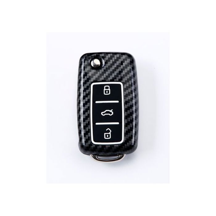 Cache clé pour VW, Tiguan, Polo, Golf 4 5 6 MK6 Passat B5 Gods B7 Beetle Caddy, Skoda