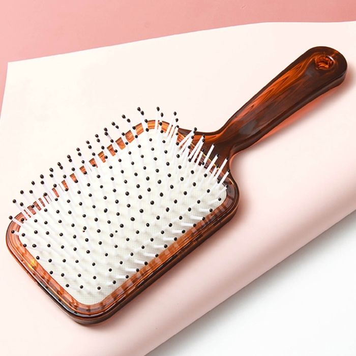 Brosse à cheveux professionnelle - Démêlante - Massage cuir chevelu - Ergonomique - Pour adultes