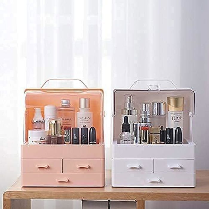 BOITE DE RANGEMENT - BAC DE RANGEMENT Acrylique Maquillage cosmétiques claire