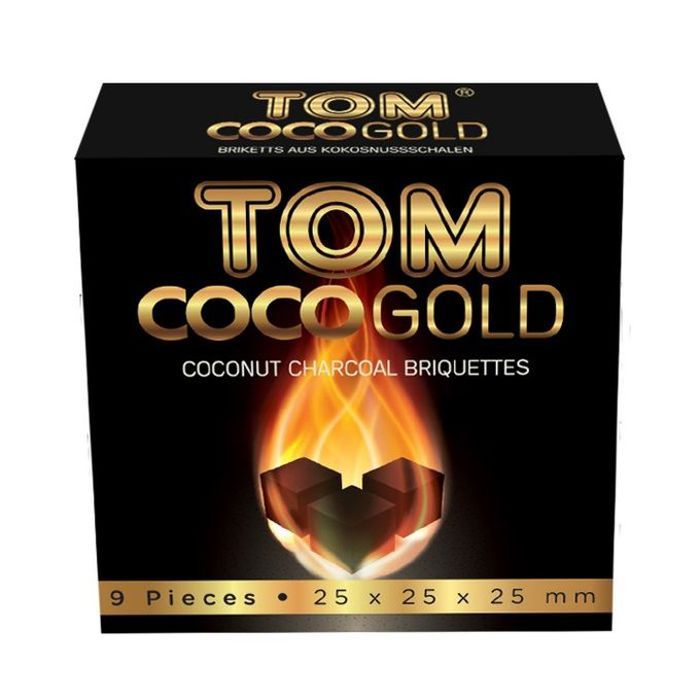 Boite a charbon Tom Coco Gold contient 1 boîte de 9cube