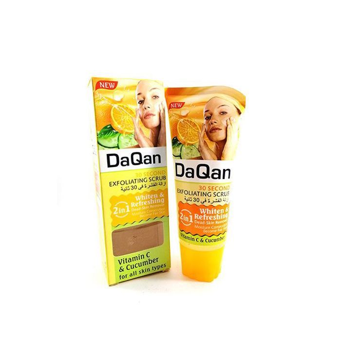 Daqan GOMMAGE VISAGE ET CORPS 2 EN 1 Vitamin C  et  Concombre