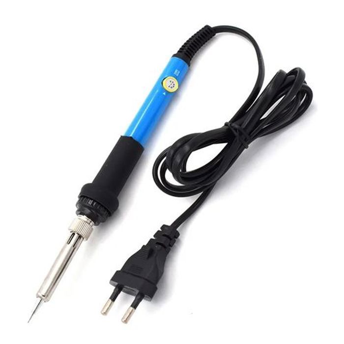Fer à Souder Électrique Kit Stylo Fer à Souder Pyrogravure à Température Réglable (Blue EU Plug 220V)