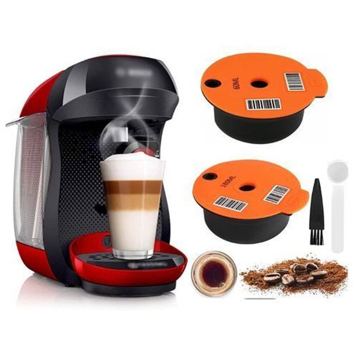 Capsules de café rechargeables compatibles avec machines Tassimo (60 ml)
