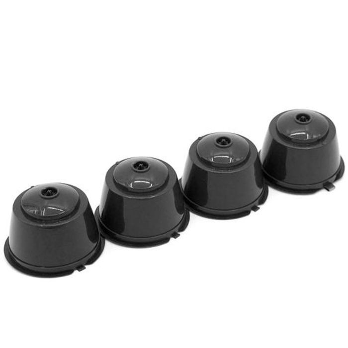 4 Capsules Filtre de Café Réutilisables,  Capsules Rechargeables à Café Compatibles avec les Machines Nescafe Dolce Gusto