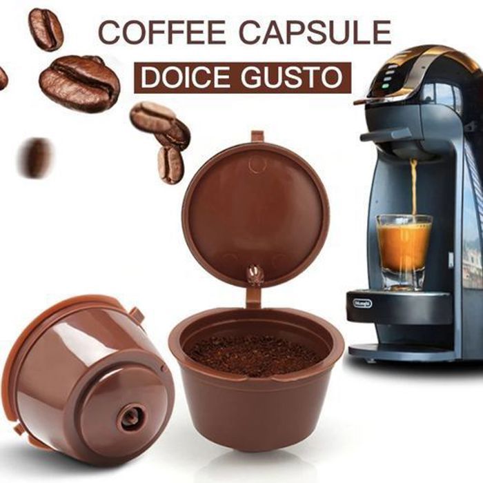 Dolce Gusto Capsule Réutilisables Compatibles avec les Machines Nescafe Dolce Gusto