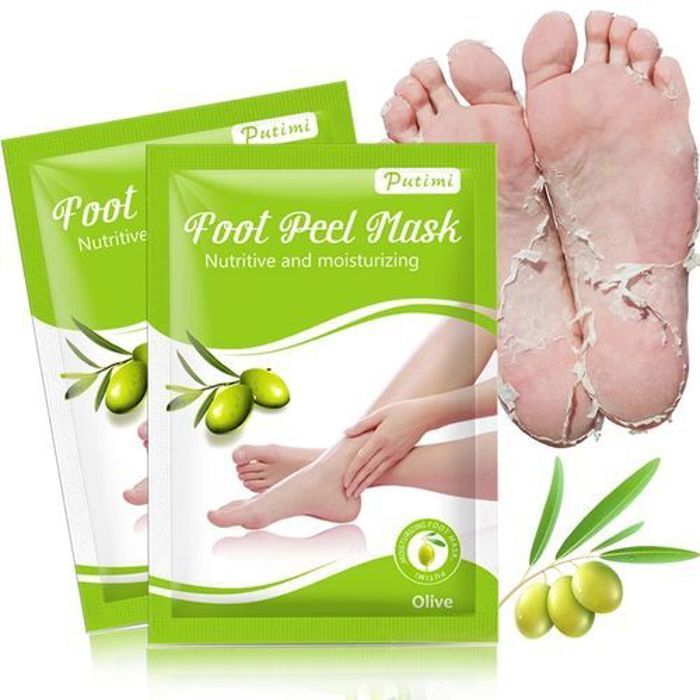 Masque exfoliant pour les pieds, dissolvant de peau morte