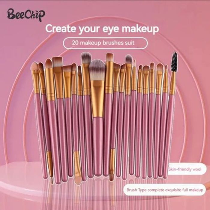 Maange - 20 Pièces Ensemble de Pinceaux de Maquillage