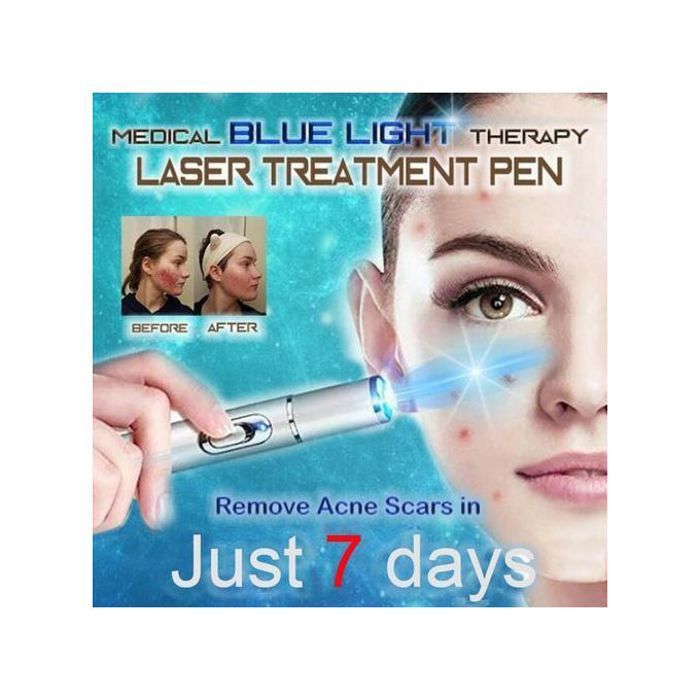 Medical Blue Light Therapy Acne Spot Treatment Laser Pen Scar Wrinkle Removal Device Blackhead Blemish Remover Face Skin Care Tool
