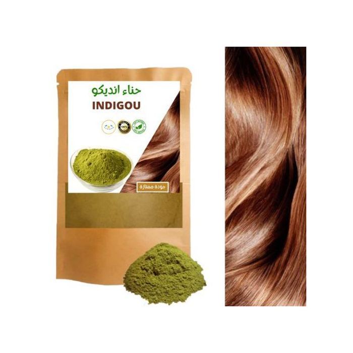 HENNÉ INDIGO POUDRE 100% NATUREL Colorant capillaire végétal Indigo BRUN FRONCÉ