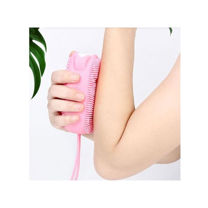 Brosse de bain en silicone souple