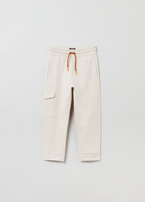 Joggers en velours - Non spécifié - Non spécifié - 100% coton - Cordon de serrage bicolore - Poches multiples