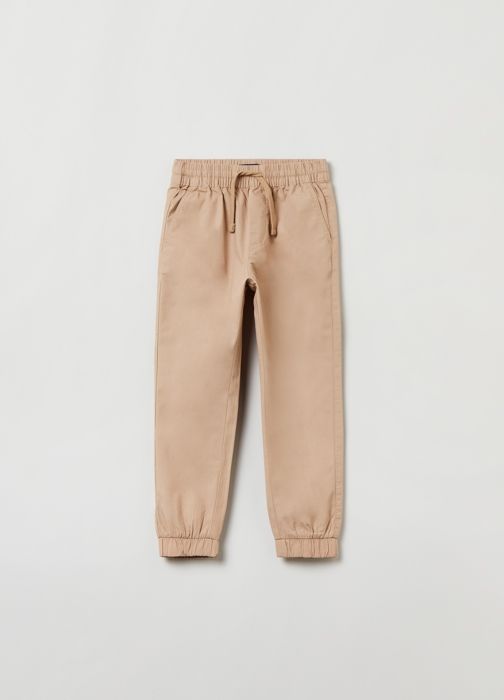 Joggers en coton - Non spécifié - Non spécifié - Beige - Enfant - Taille standard