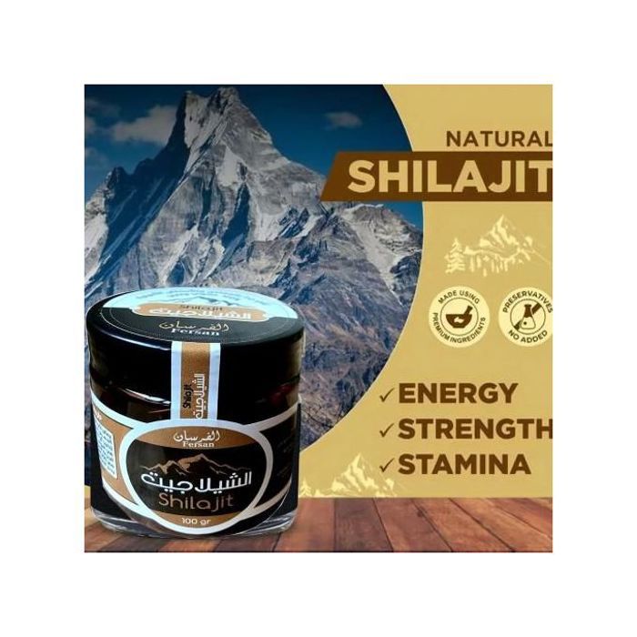 Fersan Shilajit Résine Biologiques - Naturelle Pure (100g)