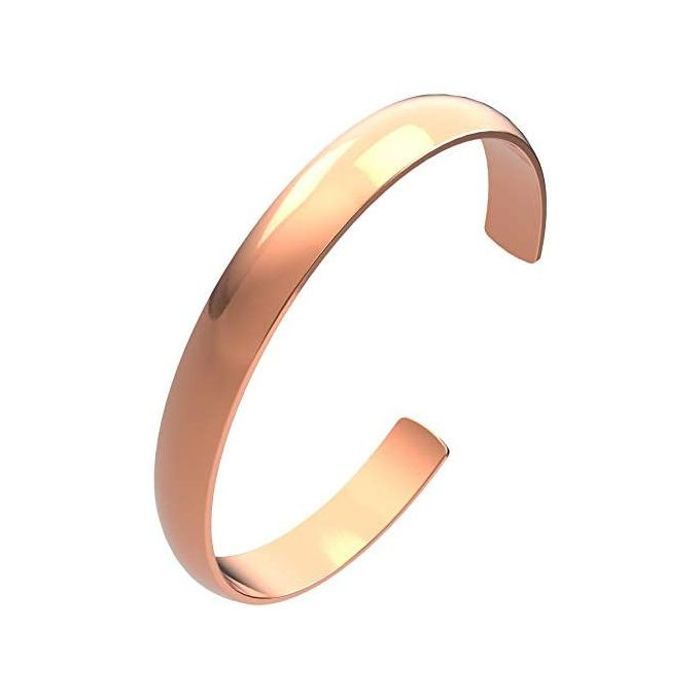 Bracelet - Tiwizi - Cuivre massif - Ajustable - Design simple - Anti-rhumatisme