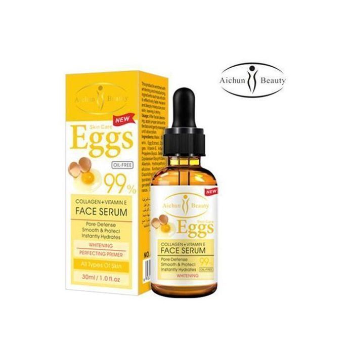 Sérum blanchissant à la vitamine E - extrait des œufs et du collagène