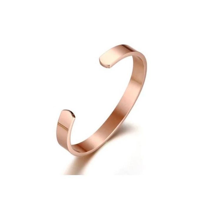 Bracelet - Cuivre - Gravé - Anti-rhumatismes - Propriétés anti-inflammatoires - 99,99% Cuivre pur
