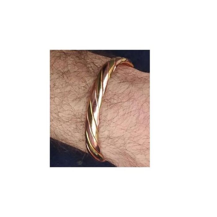 Bracelet en Cuivre - Non spécifié - Torsadé - Anti-inflammatoire - Confort articulaire - Mixte