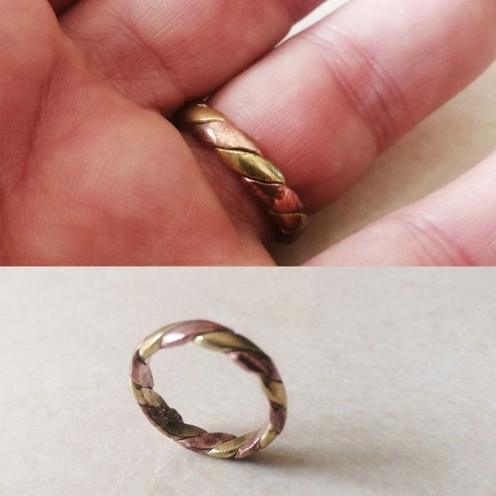 Bague Cuivre Médicale doublé Anneau Cuivre double royal