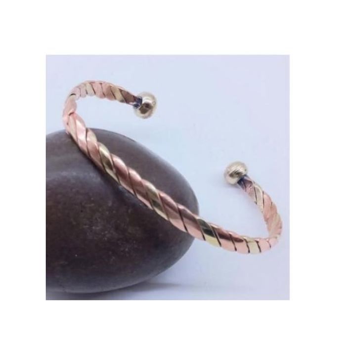 Bracelet Thérapeutique - Cuivre - Gravé - Anti-rhumatisme - Confort - Mixte