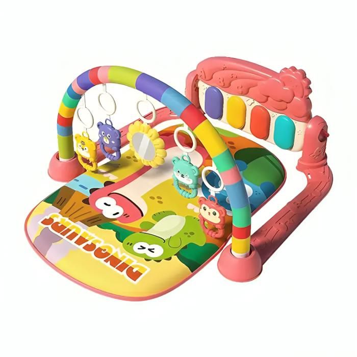 Matelas pour bébé avec jouets piano à pédales éducatif