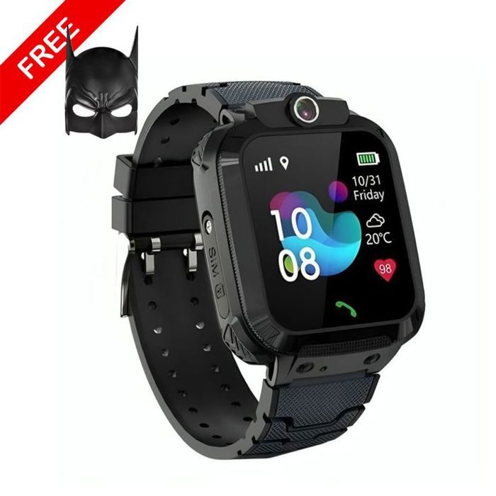 Montre Intelligente pour Enfant NOIR -Smart watch + Batman Mask GRATUIT