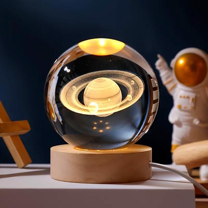 mini lamp boule de crystal aleatoire
