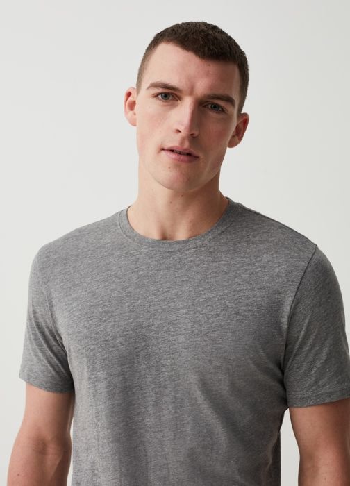 Débardeurs - Non spécifié - Lot de 3 - 100% coton biologique - Col rond - Gris