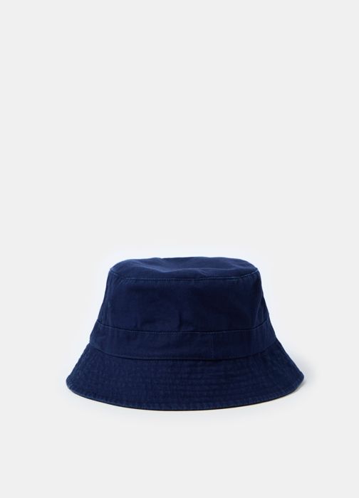 Chapeau cloche - PIOMBO - Bleu - 100% coton - Taille M - Style chic