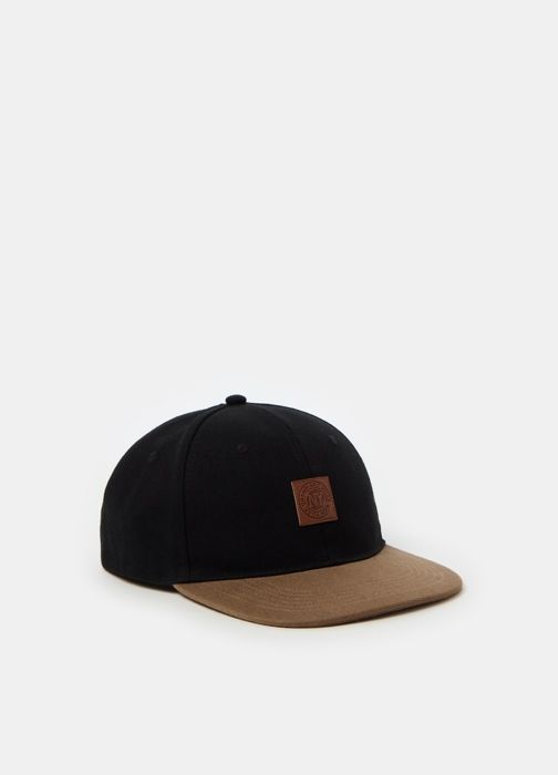 Casquette de baseball avec écusson-Noir-FASUL