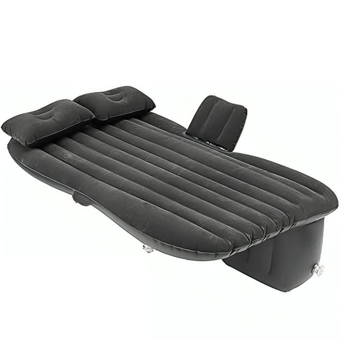 Lit Gonflable de Voiture Haut de Gamme avec Pompe et Oreillers – Matelas Gonflable pour Siège Arrière, Idéal pour Voyages et Enfants
