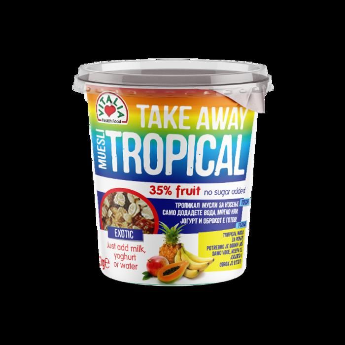 Muesli tropical Take Away Cup 90g