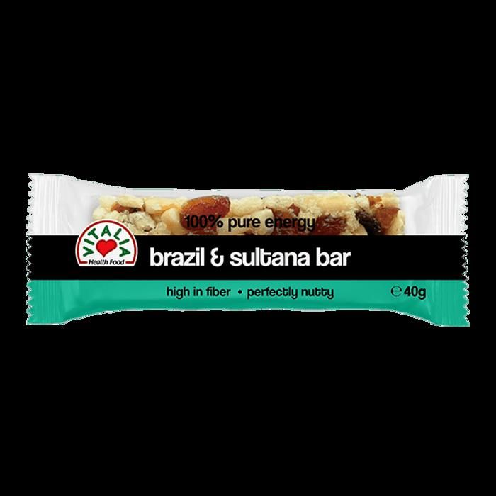 Barre Energétique aux Noix du Brésil et Raisins Secs 40g