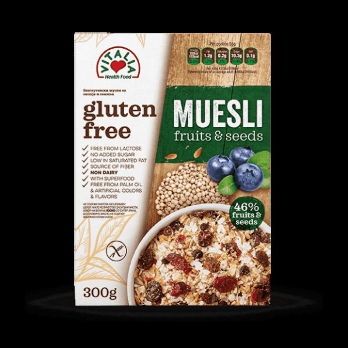 Muesli Sans Gluten aux Fruits et Graines 300g