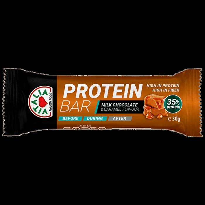 Barre Protéinée au  Chocolat au Lait et Caramel 30g