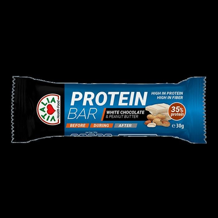 Barre Protéinée au Chocolat Blanc et Beurre de Cacahuète 30g