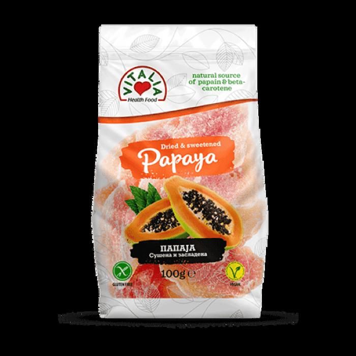 Tranches de Papaye Séchées et Sucrées 100g