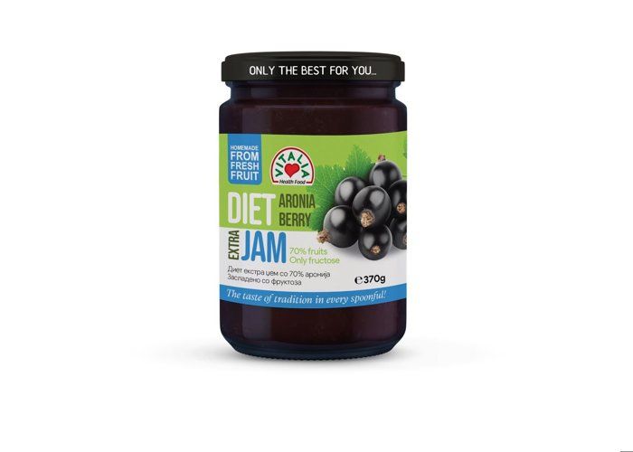 Confiture d'Aronie Allégée en Sucre 370g