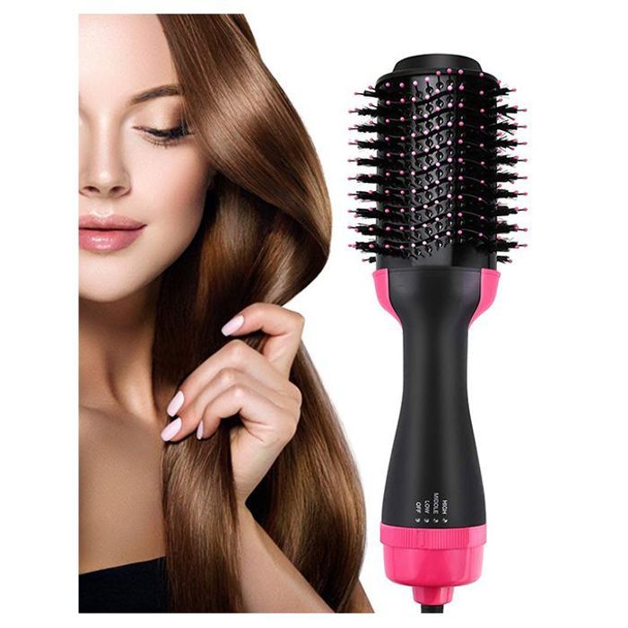 Brosse Soufflante Sèche-Cheveux Volumisant One-Step – Technologie Ionique et Céramique pour Cheveux Longs et Mi-Longs