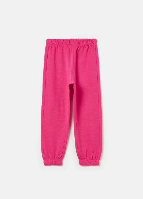 Joggers en plush - Non spécifié - Non spécifié - 100% coton - Bordures élastiquées - Rose