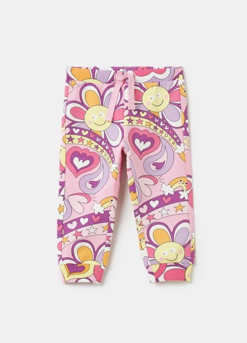 Joggers en polaire avec imprimé intégral