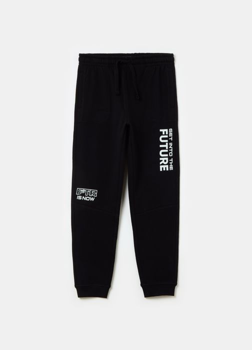 Joggers en polaire avec imprimé