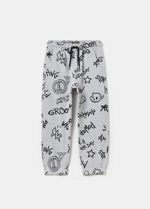 Joggers - Noname - Imprimé - Cordon de serrage - Poches obliques - Chevilles élastiquées