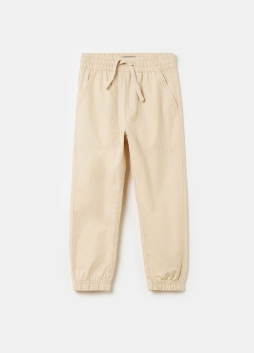 Joggers en coton - Non spécifié - Non spécifié - Beige - Enfant - Garçon