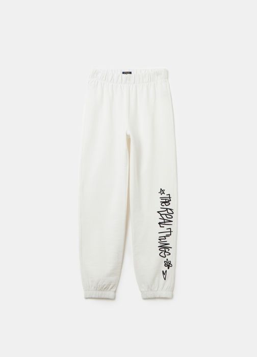 Joggers - Non spécifié - Imprimé graffiti - 100% coton - Finitions élastiquées - Coupe loose