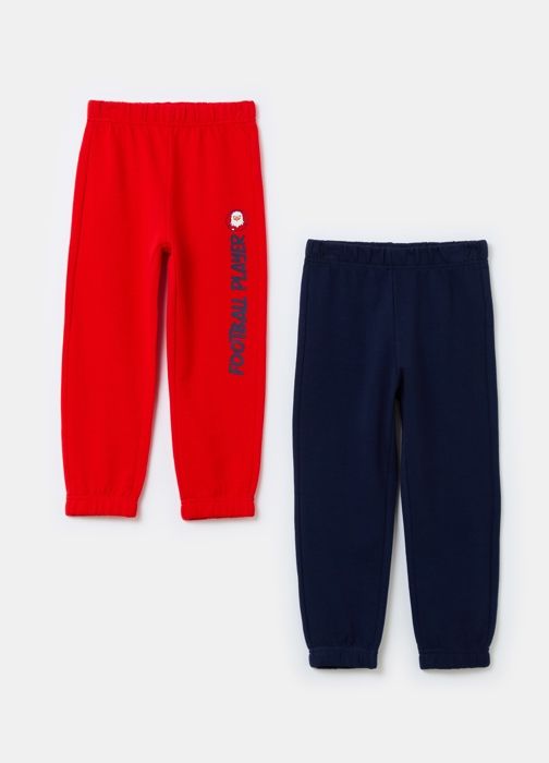 Joggers - Noname - Pack de 2 - 100% Coton - Imprimé Aigle - Élastiques