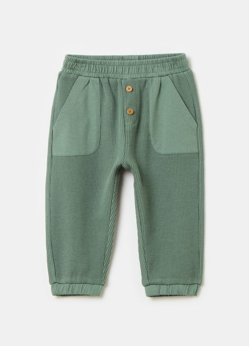 Joggers - Non spécifié - Design en nid d'abeille - 100% coton - Taille standard - Coupe loose