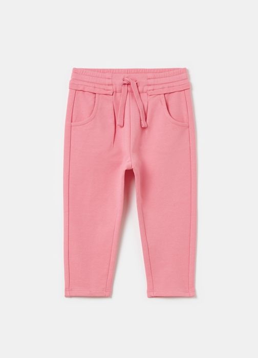 Joggers - Non spécifié - Enfant - Rose - Regular - Coton stretch avec cordon de serrage
