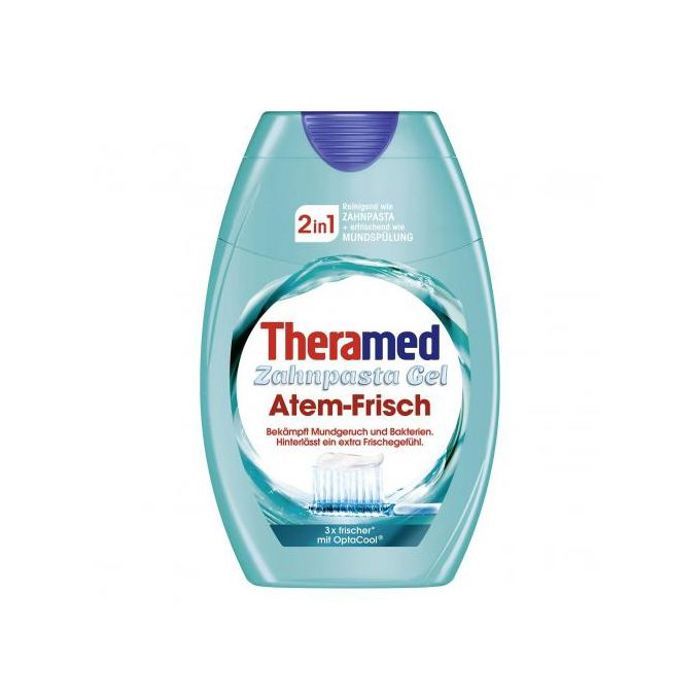 Theramed Dentifrice 2 en 1 pour une haleine fraîche,